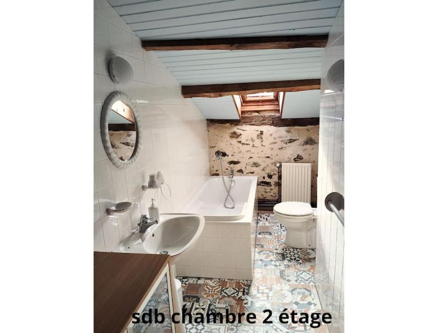 Ferienhaus La Longere Du Plessis Mornay, 30 Min Du Puy Du Fo, Wifi, Parking, Jardin *